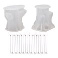 thumbnail image 3 of Silicone Candle Mold, Candle Mold 2PCS Washable Reusable Easy Demoulding Wide Application For Epoxy Resin For Crafts ANGGREK No, 3 of 7