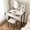 White+Black, variant on S-HOME Small Vanity Desk With Mirror And Lights, Makeup Vanity Table With LED Mirror, 3 Lighting Modes, Drawer Included