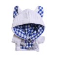 thumbnail image 4 of Ropa para muñecas de 15/17 cm perfke sudadera con capucha suave accesorios para fotos disfraz Gris, 4 of 9
