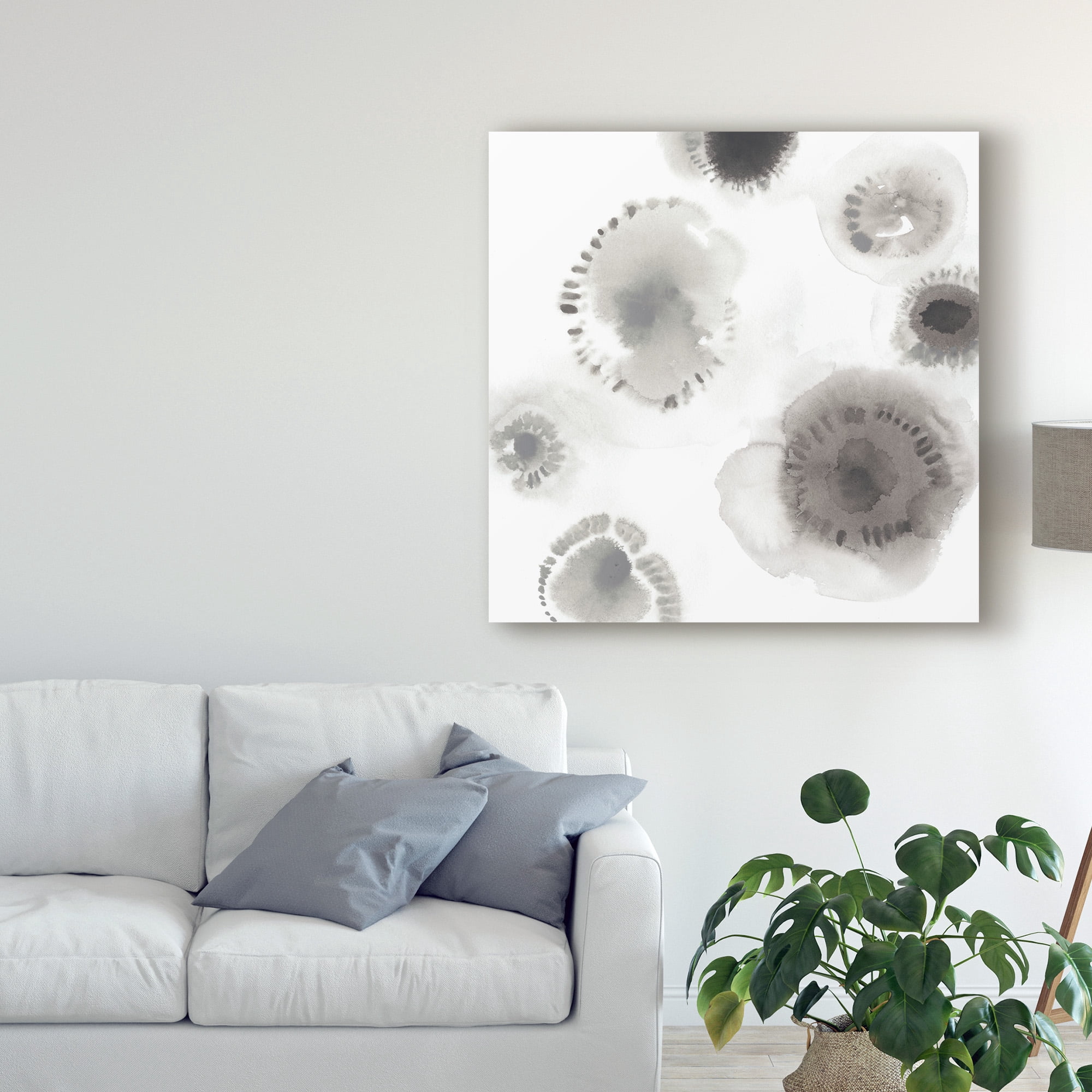 Trademark Fine Art 'Concentric Petals II' Canvas Art by June Erica Vess