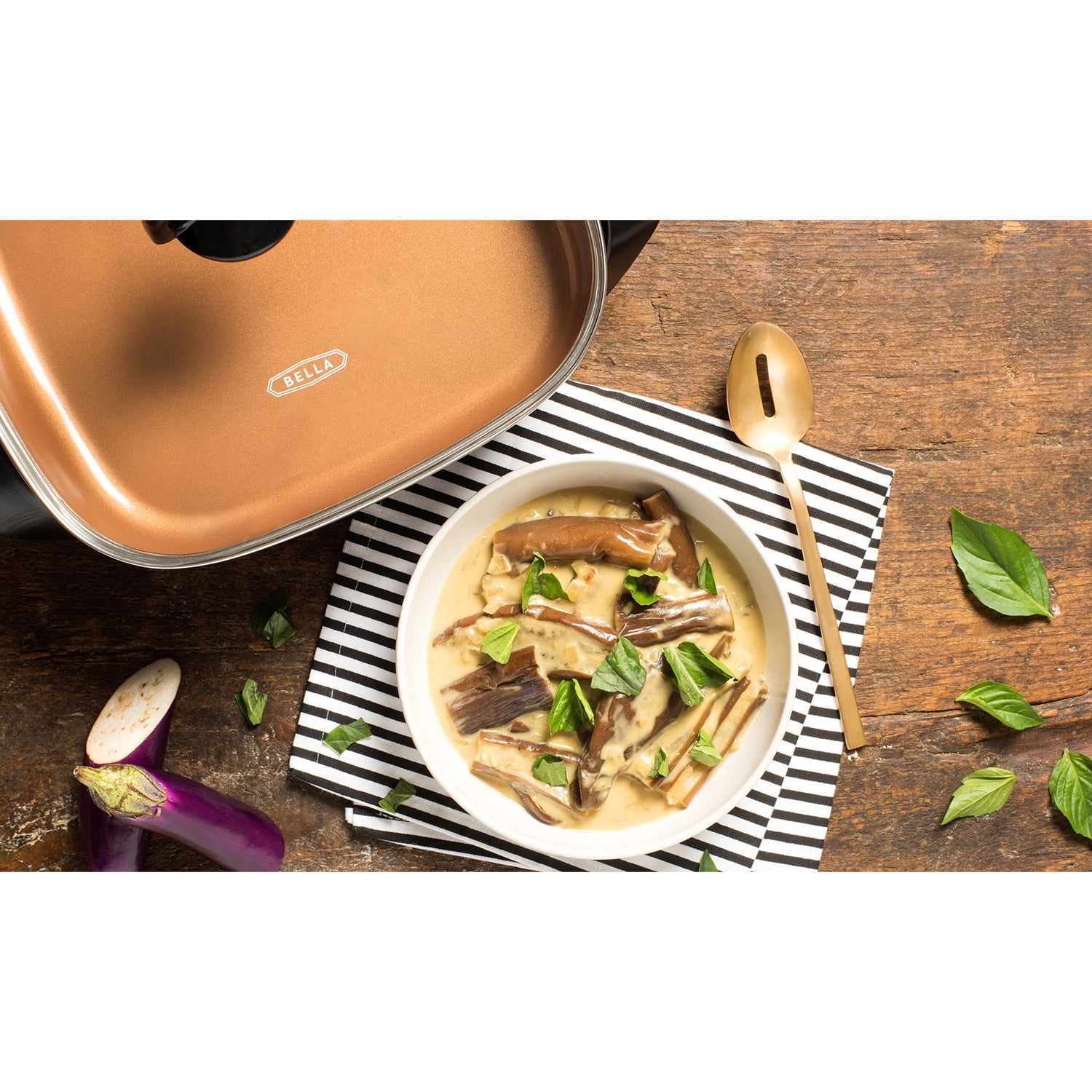 Bella 12”x12” Electric Skillet - Macy's