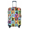 thumbnail image 2 of Goofa Cute Dogs Collage Pattern Luggage Covers For Suitcase,Suitcase Cover Protector Fit 18-32 Inch Luggage-Large, 2 of 9
