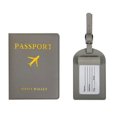 thumbnail image 1 of Pass-port Holder Multi-Purpose Tear-Resistant Dirt Proof Wear-resistant Portable Protector Anti-scratch Pass-port Cover And Luggage Tag Set Daily Use, 1 of 11