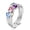 Colorful CZ, variant on 925 Sterling Silver Rings Band Stacking with Cubic Zirconia Size 6-9 Gifts for Women Lover