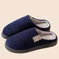 thumbnail image 4 of Kilaqueen Slippers for Women Winter Home Warm Thick Bottom Memory Foam Non Slip Casual Soft Comfy Indoor Outdoor Shoes, 4 of 5