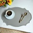 thumbnail image 2 of 4Pcs Set Vintage Faux Leather Placemats Waterproof Wipeable Heat Resistant Tablemat for Dining Table Kitchen Non Slip Oilproof Table Place Mat for Christmas, 2 of 4