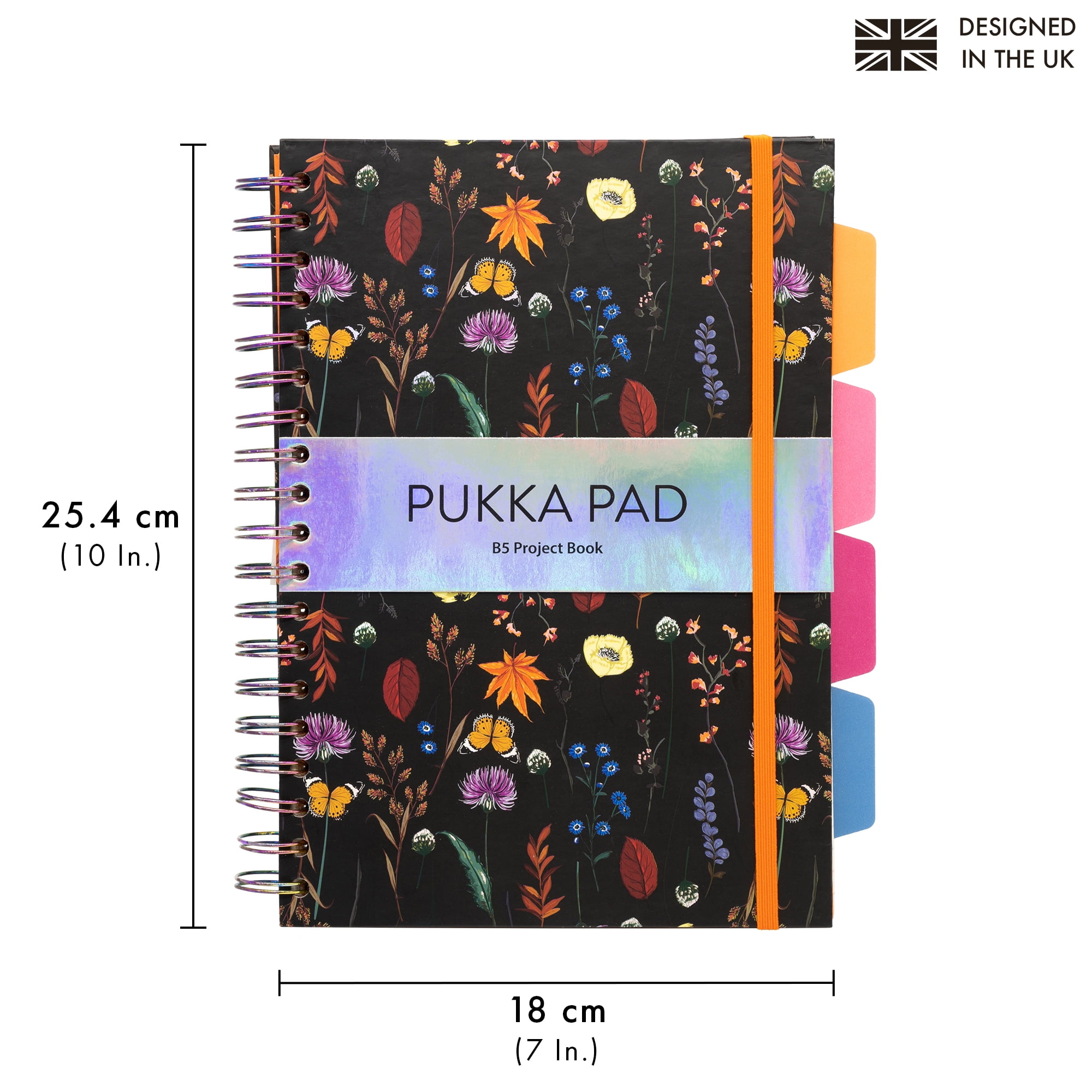 Pukka Pads B5 Bloom Project Book - Assorted - Pack 3
