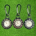 thumbnail image 2 of Grofry Digital Carabiner Watch Anti-oxidation Shock Resistance Vintage Climbing Hiking Clip on Quartz Watch for Outdoor Cyan, 2 of 7
