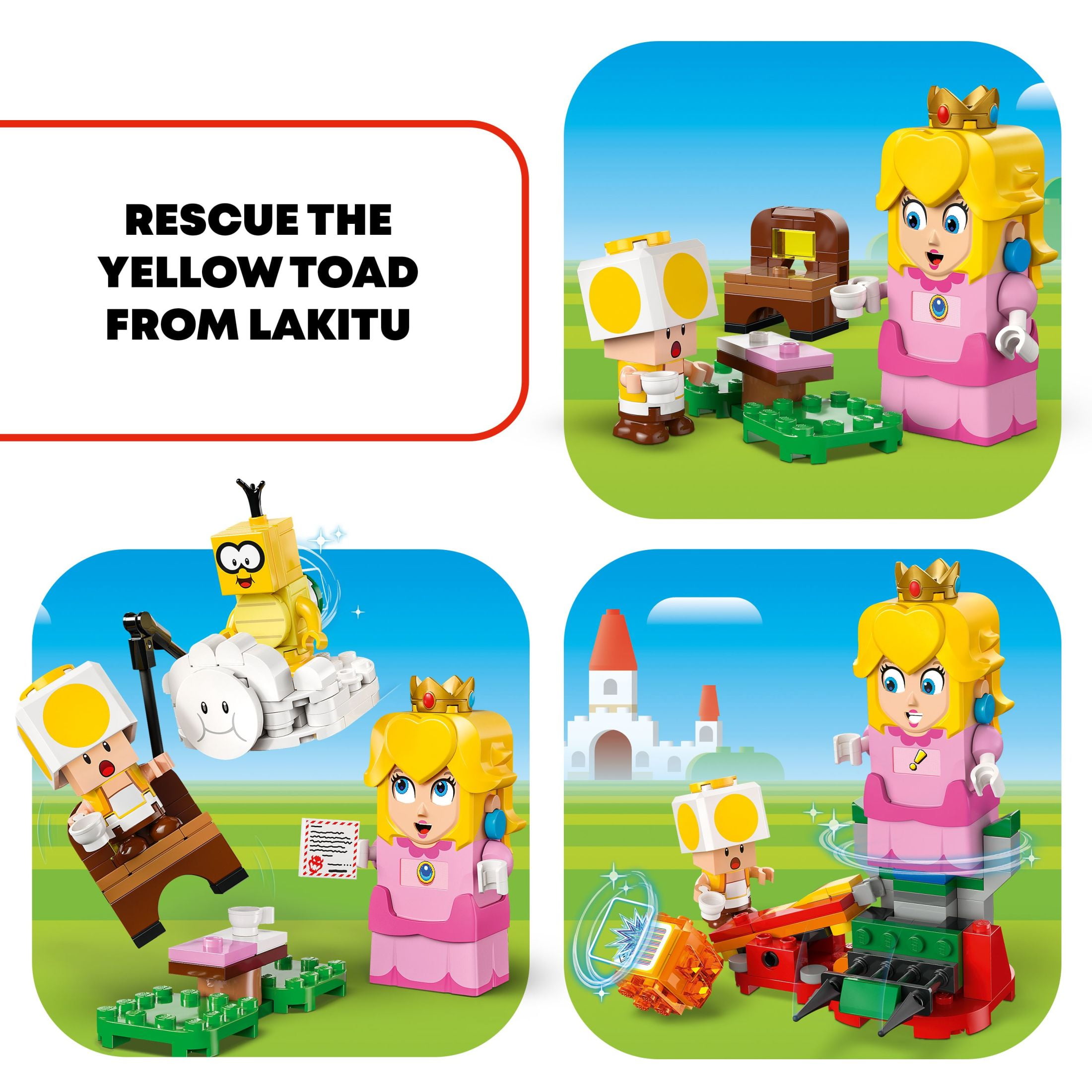 LEGO Super Mario Adventures with Interactive LEGO Peach Princess Toy Gift for Kids, Super Mario Playset, 71441