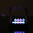 thumbnail image 3 of Newtons Cradle LED Light Up Kinetic Energy Home Office Science Toys Home Decor, 3 of 5