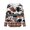 Geometric Pattern, variant on FUIALDOLG Vintage Mushroom Floral Lightweight Hooded Tops for Women, imitation Waffle Long Sleeve Sweatshirts Soft for Fall Winter Daily Wear