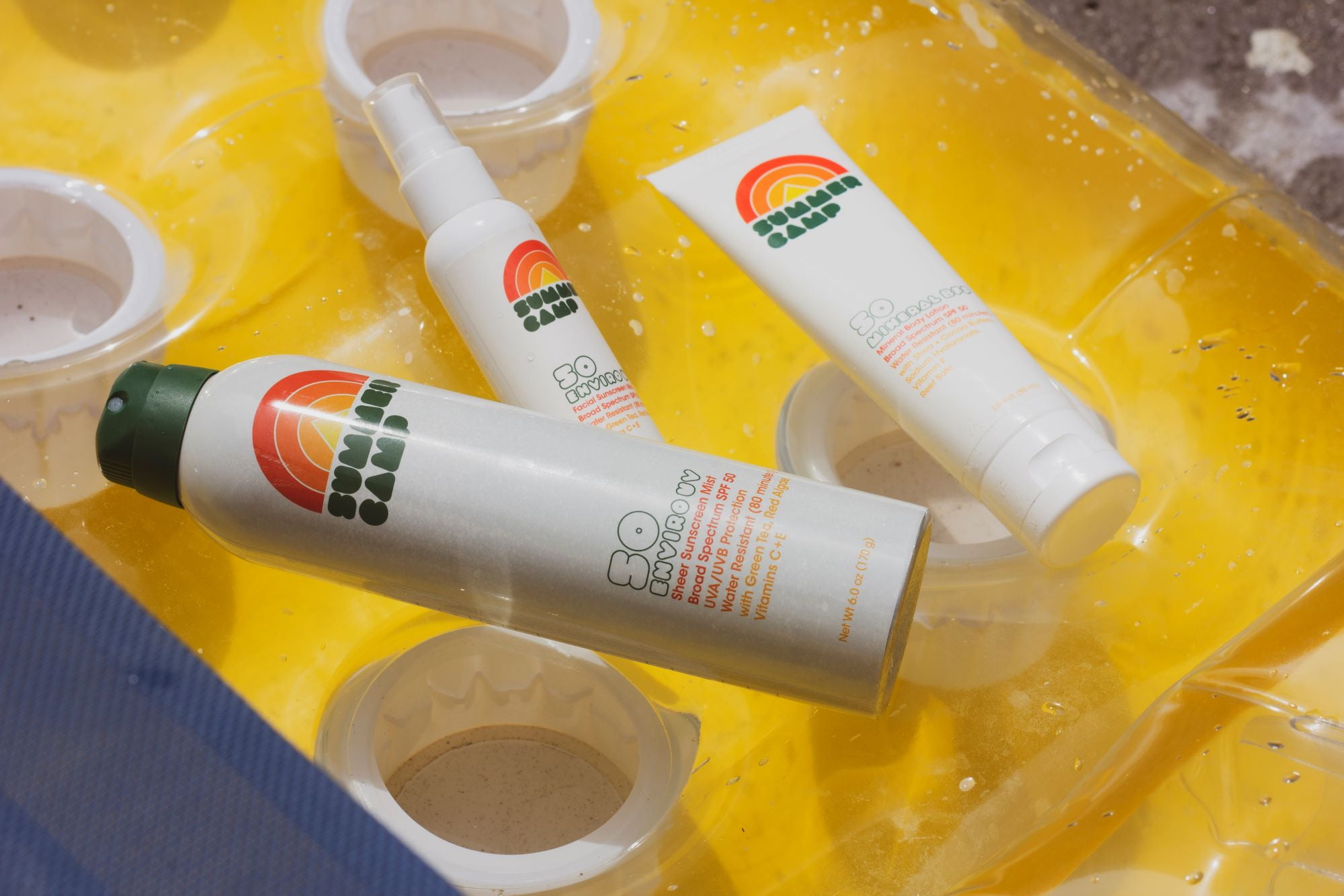 Summer Camp Enviro UV Water Resistant Sunscreen Mist for Face, SPF 50, 1.7 fl oz