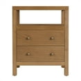 thumbnail image 4 of Butler Specialty Company Celine 2 Drawer Wood Nightstand - Natural, 4 of 5