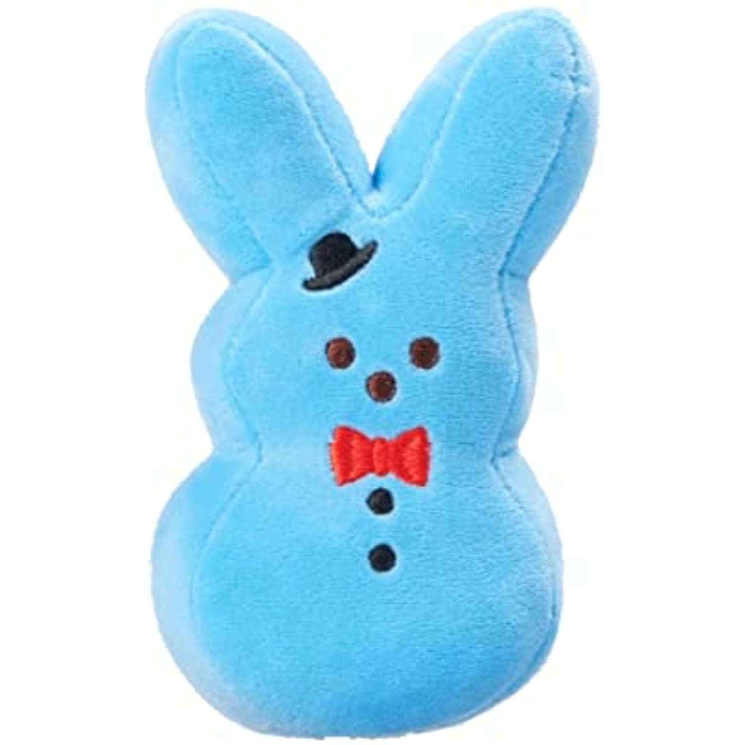 Easter Marshmallows Peeps Light Blue Rabbit Bunny Plush Stuffed Animal 9" 