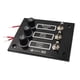 thumbnail image 1 of Interruptor de Luz de Control Marino con Triple Fusible, Interruptor de Bomba de Achique, Interruptor de Luz de , Interruptor de Limpia Macarena Panel de interruptor fusible de 3 pandillas, 1 of 8