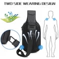 thumbnail image 4 of Bolso con correa impermeable para hombre, bolso cruzado con USB, bolso de hombro informal para hombre, 4 of 5