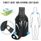 thumbnail image 4 of Bolso bandolera impermeable para hombre, bolso bandolera con puerto USB, bolso de hombro informal para hombre, 4 of 5
