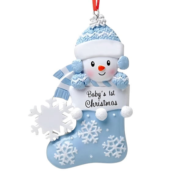 BESTSKY DIY Baby's First Christmas Ornament 2025 Red/Pink/Blue My First Christmas Ornament DIY Christmas Ornaments-A Cherished Keepsake!