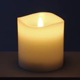 thumbnail image 3 of Stonebriar 6 Pack Real Wax 3x3 Flameless LED Pillar Candles with Remote and Timer, 3 of 8