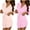 Beige, variant on Fengactive 2-Pack Women's Short Sexy Belted Robes Lightweight Sleepwear Bridesmaid Bride Party Bathrobes