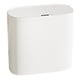 thumbnail image 1 of Ounissouiy Bote de basura pequeño sin contacto duradero con tapa Bote de basura automático eficiente y elegante para baño Suministros de limpieza para el hogar blanco 30.5*28.5*15cm, 1 of 6