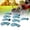 Light Blue, variant on Riousery 9pcs Premium PU Leather Golf Club Head Covers Water-Resistant Padded Protective Iron Club Covers Set Portable Universal Fit for Most Brands Dark Blue