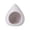 White, variant on OANLKGI Ceramic Hamster Hideout, Teardrop‑Shaped Hamster House and Habitat, Small Pet Cave House, Breathable Ceramic Sleeping Nest for Hamsters, Gerbils, Mice, Sugar Gliders Cage Decor