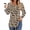 1 Apricot Floral, variant on Pleated Blouses for Women Dressy Casual Long Sleeve Shirts Fall Tunic Tops