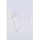 thumbnail image 4 of ABPHQTO Blusa Babydoll Con Volantes Y Cuello Abierto De Punto Suizo Blanco De Mujer, 4 of 5