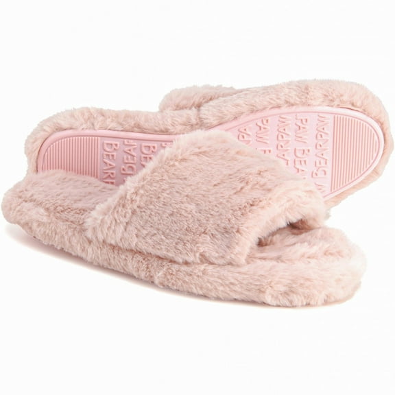 Bearpaw Women's Cozy Maxine Single Band Fuzzy Faux Fur Slippers
