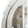 thumbnail image 3 of Nagina International Metal Crafted Nickel Plated Aluminum Porthole Bathroom Decor Mirror (30 Inches), 3 of 5