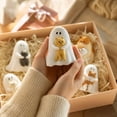 thumbnail image 6 of Ghost Hold My Cat Blind Box Figure with Resin Design and Orange Cat Theme, Cute Desk Accessories for Women Office and Home Decor Gifts for Women Birthday, Unique Birthday Gifts, 6 of 8