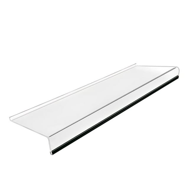 Acrylic Tilted Computer Keyboard Stand Notebook Tray Transparent Z Shape Non-slide Holder Reduce Pressure for Office School
