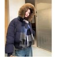 thumbnail image 3 of Women's Collar Short Puffer Jacket - Casual Thickened Warm Cotton-Padded Winter Outerwear, 3 of 9