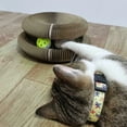 thumbnail image 2 of Tablero rascador para gatos con órgano mágico, con campana de juguete, juguete rascador interactivo para gatos, tablero rascador con garra para moler gatos, plegable brillar Electrónica, 2 of 5