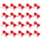 thumbnail image 5 of 40pcs San Valentín corazón rojo corazon Playpin Barrette Día de San Valentín Foto de la foto, 5 of 6