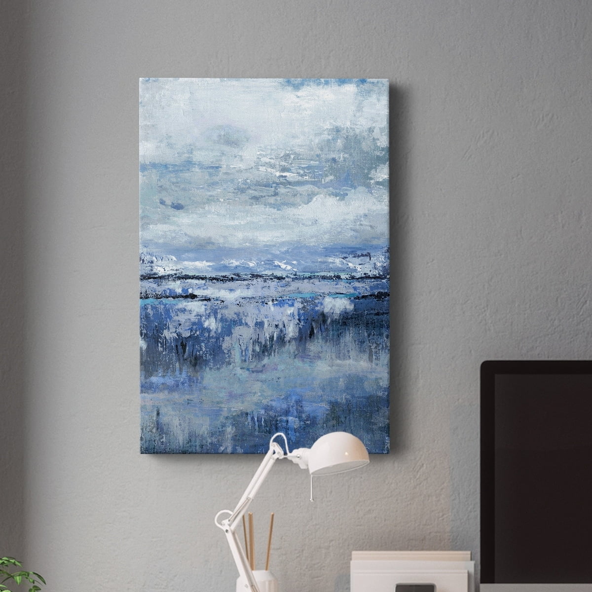 Coastal Indigo Premium Gallery Wrapped Canvas - Ready to Hang - 24 x 36