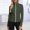 Army Green plus size blazer jacket a1, variant on Women's Plus Size Fall Winter Long Sleeve Zipper Tops Casual Solid Pullover Jackets Blazer Dressy Basic Work Outerwear, Gray M