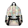 thumbnail image 3 of Pioneer Flower Floral Print Pattern Backpack for School, Cute School Bag with Adjustable Shoulder Straps and Padded Back, 15.25"x11.5"x5.25", 3 of 5