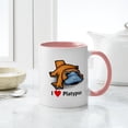 thumbnail image 4 of CafePress - I Love Platypus Mug - 11 oz Ceramic Mug - Novelty Coffee Tea Cup, 4 of 4