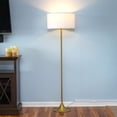 thumbnail image 4 of Brightech Quinn Mid Century Modern Floor Lamp with LED Light, Antique Brass, 4 of 9