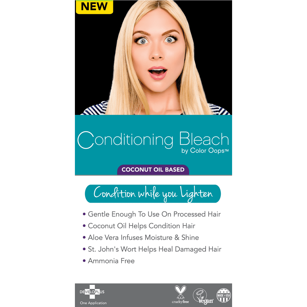 Color Oops Conditioning Bleach with Coconut Oil, Ammonia Free, 5 Oz