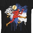 thumbnail image 7 of The Flash Spray Paint With Graffiti Effect Boy's Black T-shirt 
-Large, 7 of 7