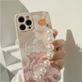 thumbnail image 1 of Funda de teléfono de cuero 3d de silicona suave con flor grande Retro para iphone 13 11 14 pro max 12 mini 7 8 plus x xr xs max cute conque shell Tan Jianjun unisex, 1 of 2