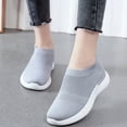 thumbnail image 6 of Sopiago Sneakers for Girls Womens Walking Shoes Mesh Non Slip Gym Sports Casual Fashion Sneakers Grey,39, 6 of 6