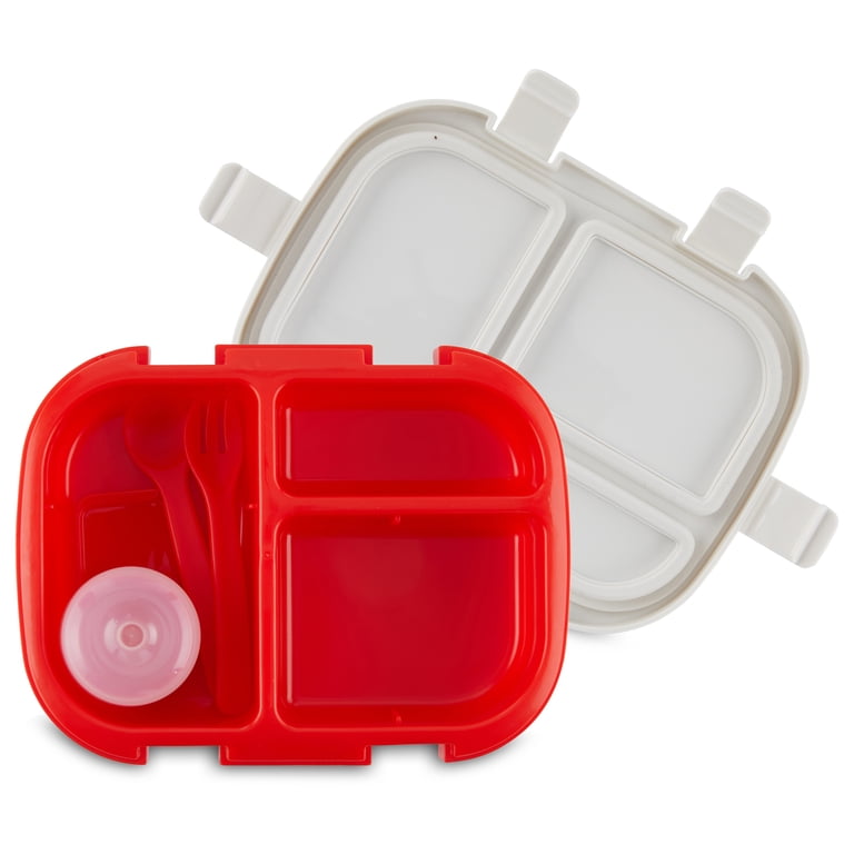 Monbebe On The Farm Bento Lunch Box, Red photo 8