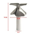 thumbnail image 3 of Arc Bending Integrated Router Bit R18/R30 1/2-Inch Shank Woodworking Router Bit For Professional Woodworking Milling Cutter R30 Smile Home, 3 of 8