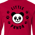 thumbnail image 4 of Inktastic Little Panda Long Sleeve Youth T-Shirt, 4 of 5