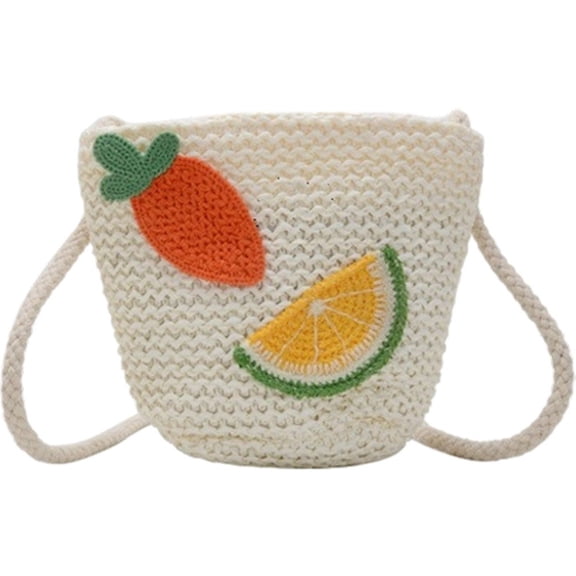 vlrwzc Little Straw Purses Easter Straw Shoulder Crossbody Bag Cute Shoulder ish Woven Bag for Outdoor Activities