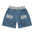 thumbnail image 3 of Richie House Girls' Shorts with Lace Accents RH0895, 3 of 7